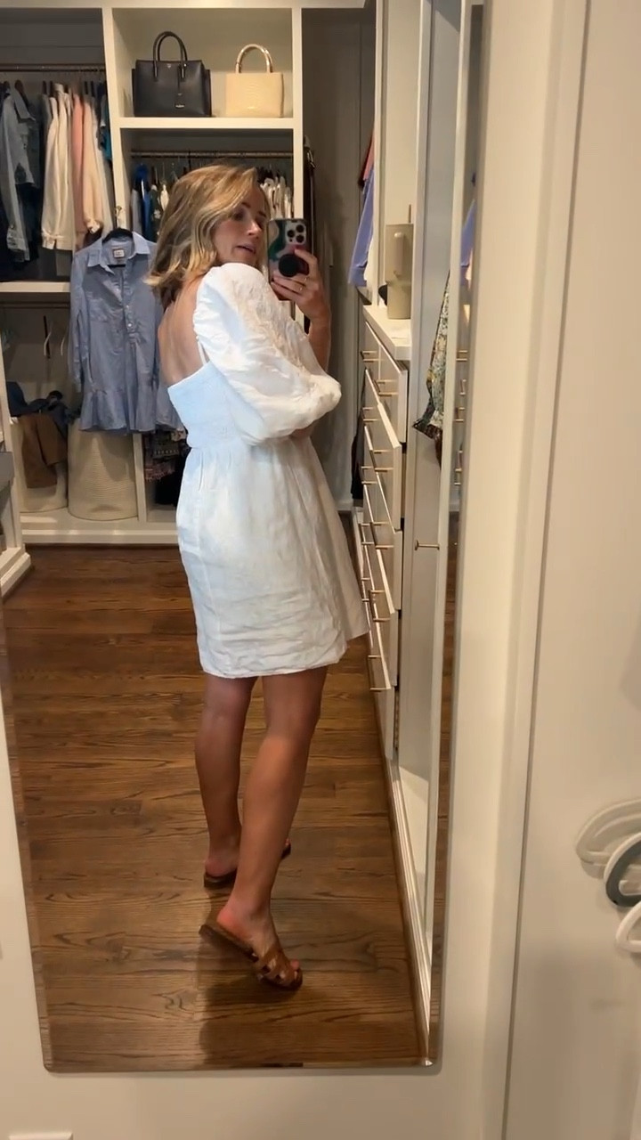 Wearing an extra small in this white puff sleeve, smocked mini dress.

#LTKshoecrush#LTKSeasonal#LTKFind

#LTKSeasonal #LTKFind