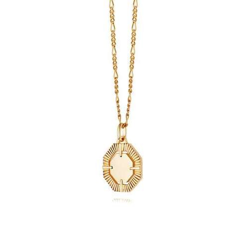 Estée Lalonde Octagonal Necklace 18ct Gold Plate - - Daisy London Jewellery | Daisy London Jewellery