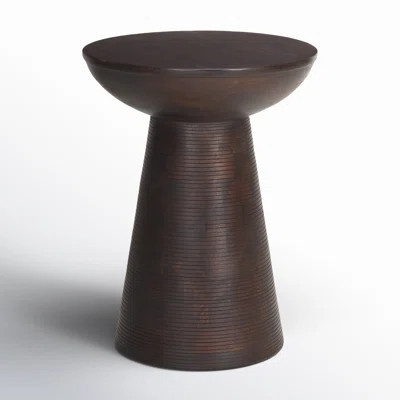 Martin Solid Wood Pedestal Side Table | Wayfair North America