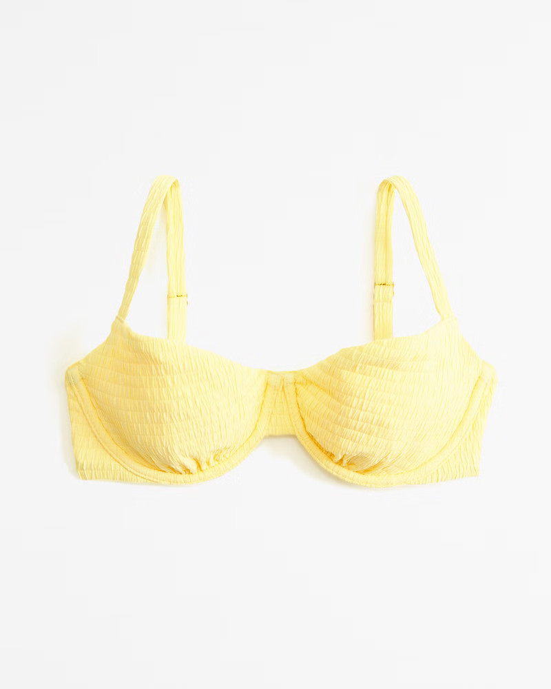 Curve Love 90s Clean Underwire Bikini Top | Abercrombie & Fitch (US)