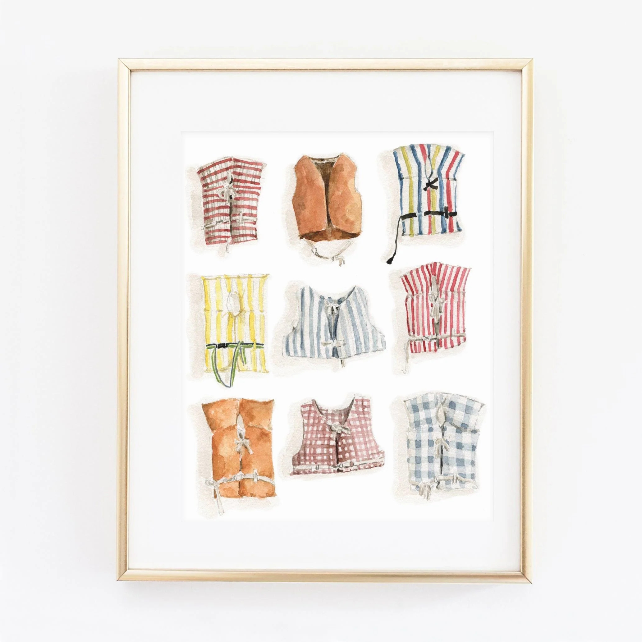 boat coats art print | Emily Lex Studio