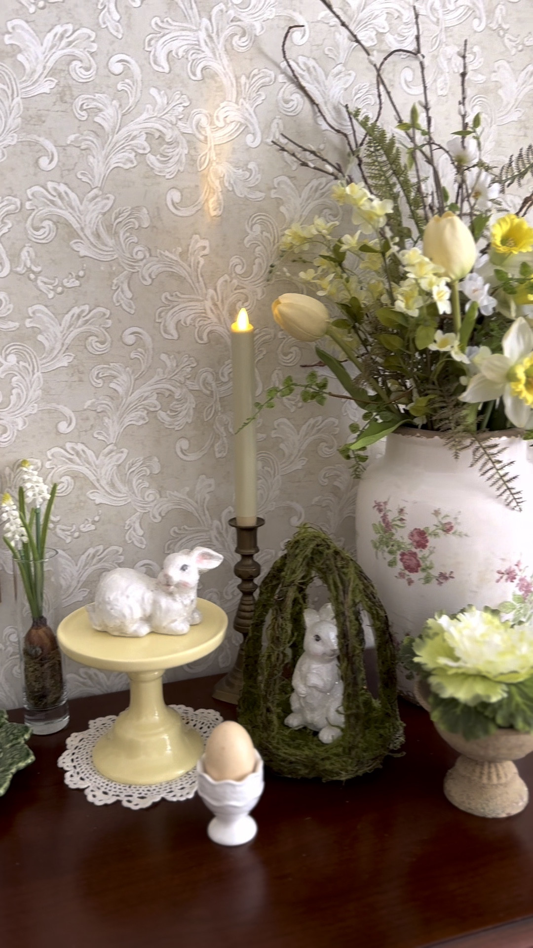 Easter home decor, spring decorations, bunny decorations, home refresh, faux spring flowers, Michael’s home goods 

#LTKFindsUnder50 #LTKHome #LTKWatchNow