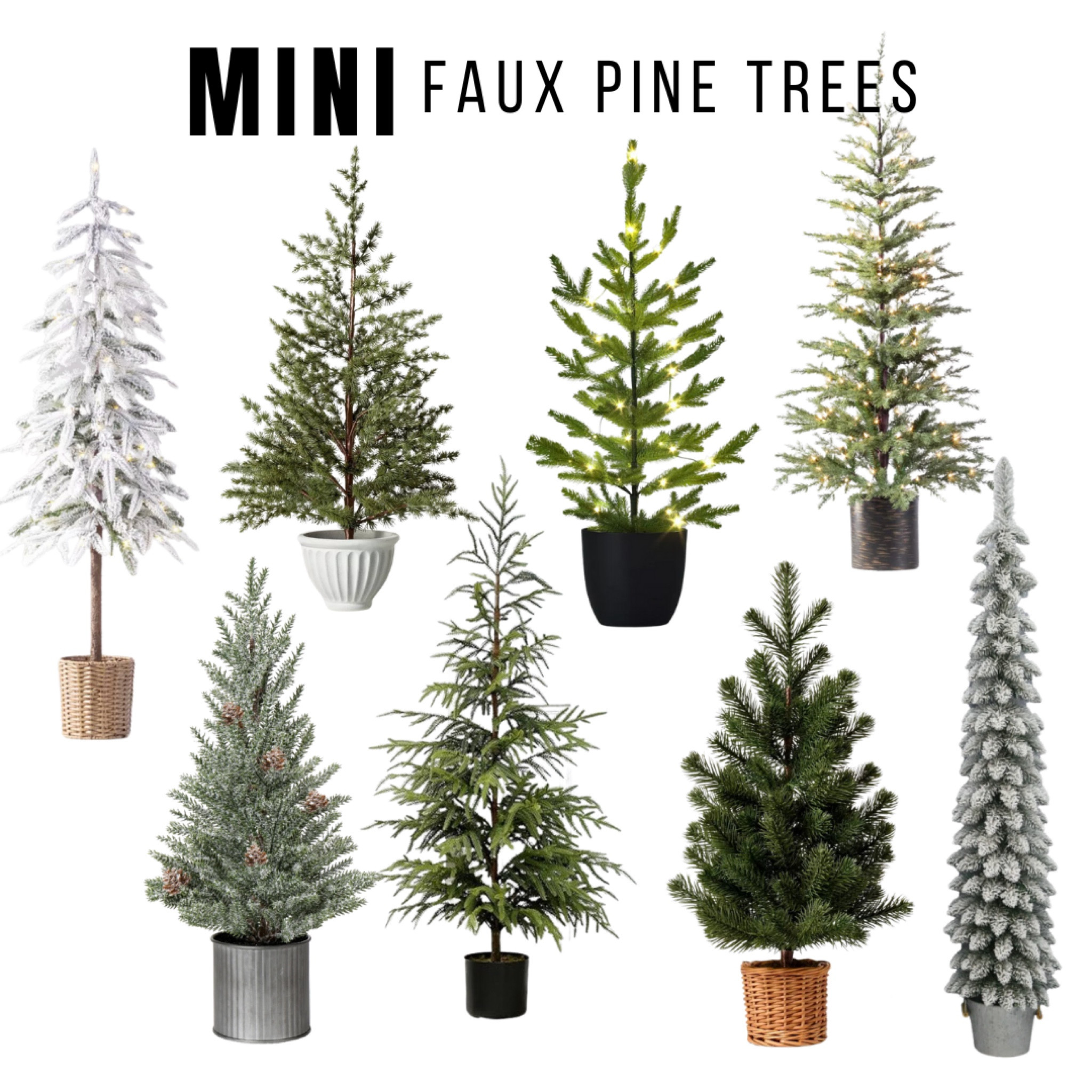 Mini Faux Trees

#LTKHoliday #LTKHome #LTKSeasonal