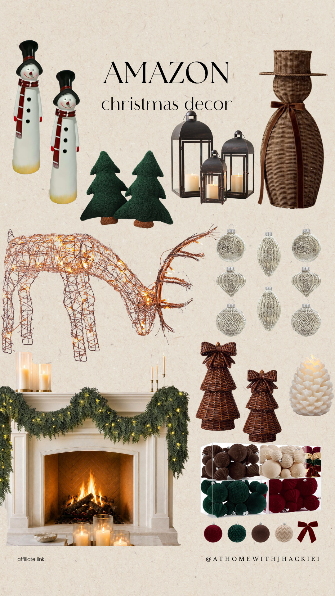Amazon Christmas decor, Amazon Christmas finds, Christmas home decor, holiday decorating ideas, traditional Christmas decor, neutral Christmas decor, cozy Christmas decor, wicker Christmas decor, rattan Christmas decor, Christmas snowman decor, Christmas tree decor, Christmas lanterns, outdoor Christmas reindeer, Christmas ornaments, velvet Christmas ornaments, Christmas garland, fireplace Christmas decor, holiday mantel decor, Amazon holiday finds, Christmas home inspiration, classic Christmas decorations

#LTKSeasonal #LTKHome