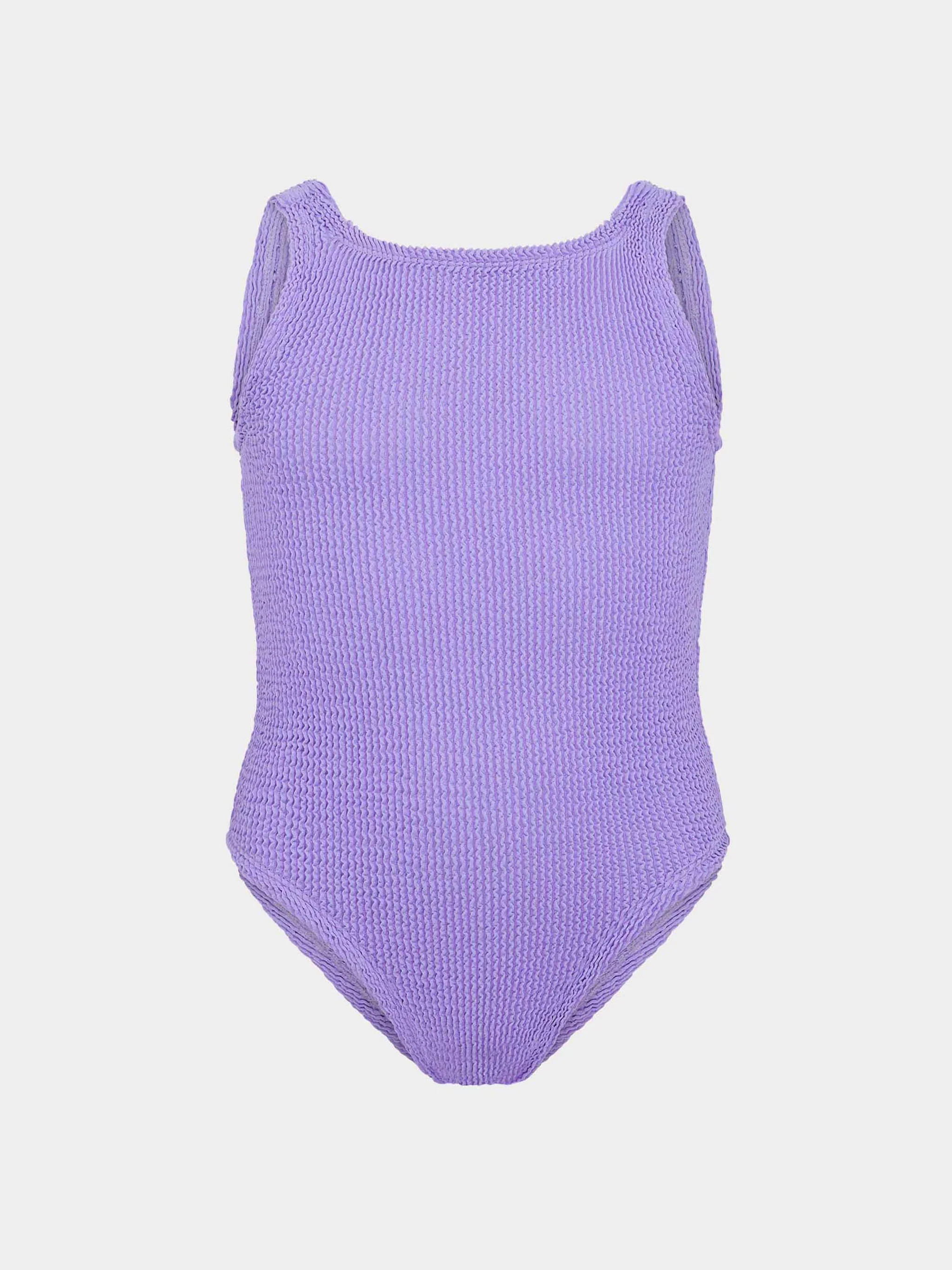 Kids Classic Swim (Ages 7 to 12) - Lilac | HUNZA G