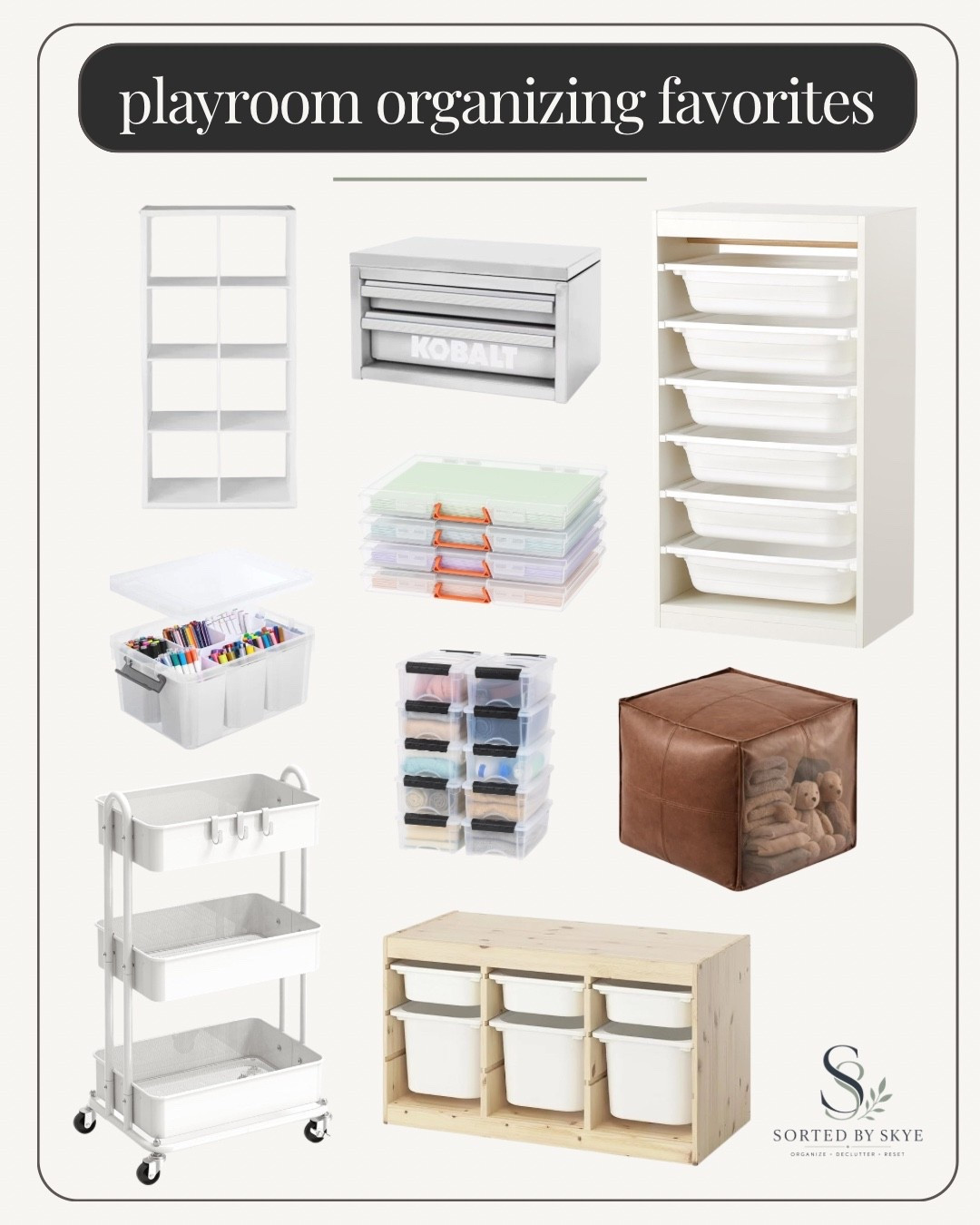Make sure your playroom is organized in time for summer with my favorites tried and true organizers

#LTKmomlife #LTKKids #LTKHome