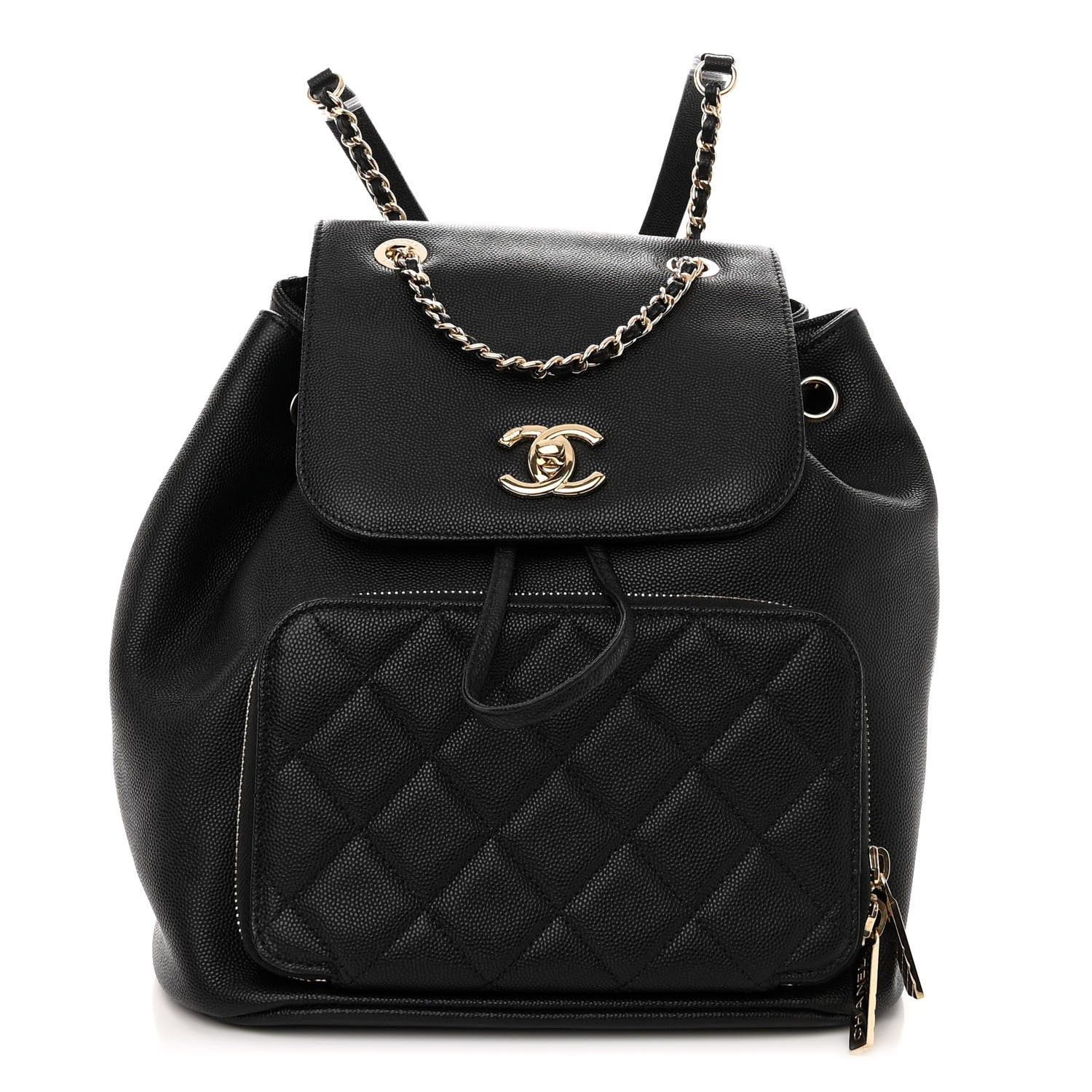 Caviar Quilted Business Affinity Backpack Black | FASHIONPHILE (US)