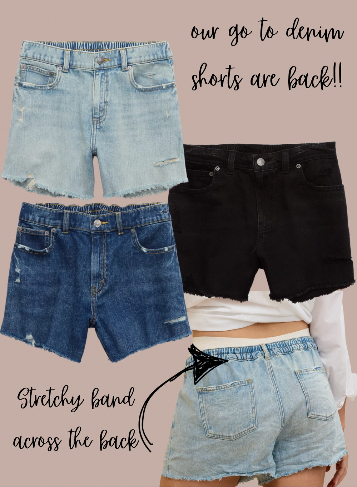 Literally the only denim shorts I’ve owned for the last 3 years! 