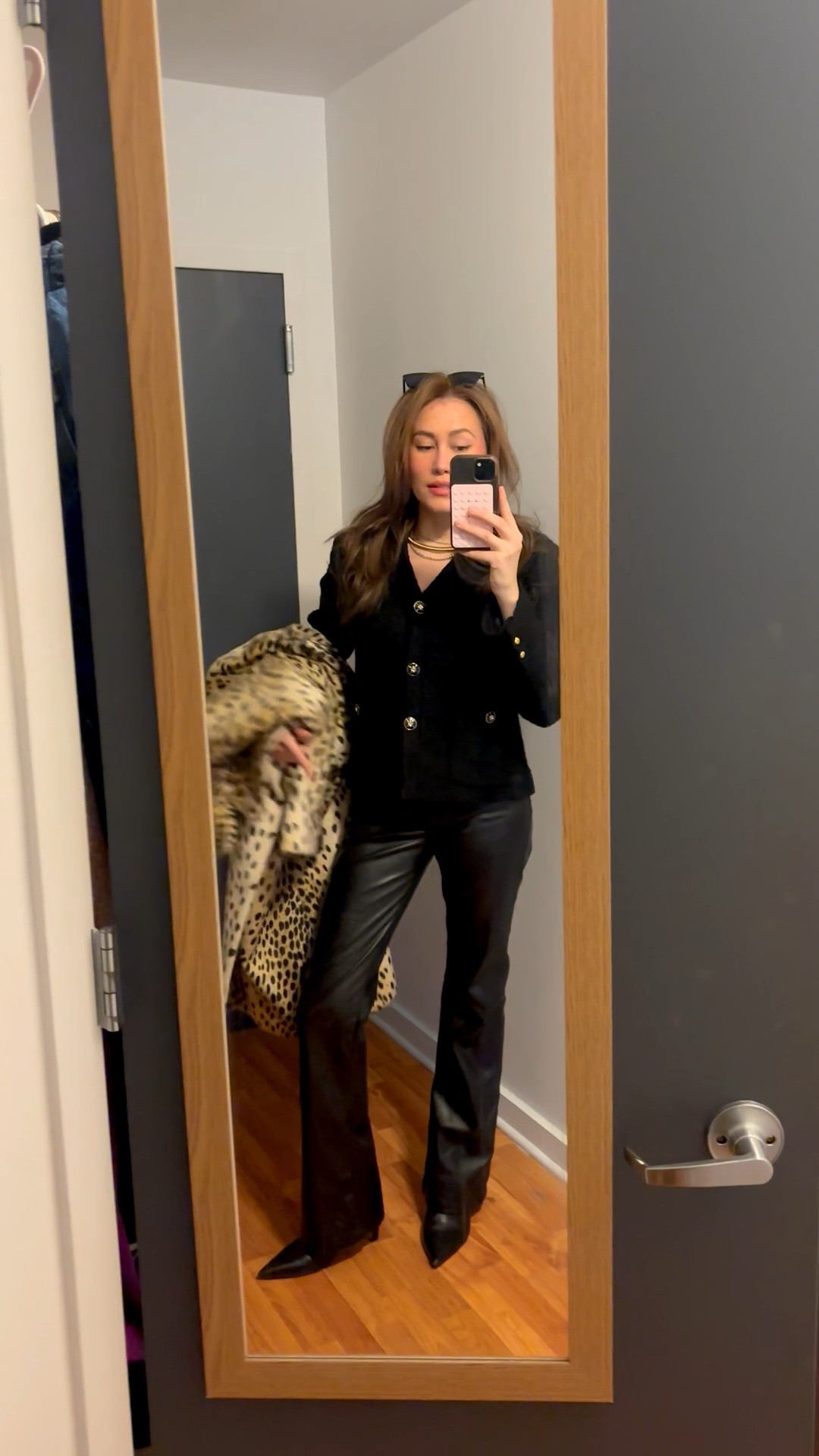 Sunday #ootd ✝️ All black monochrome always works. I like mixing fabrics and prints for a more interesting look  

#LTKdayinmylife #LTKootd #LTKgrwm