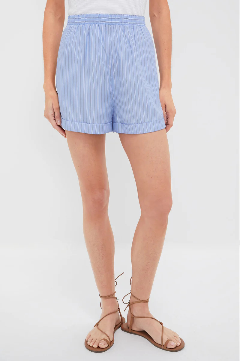 Cornflower Blue Stripe Nolan Shorts | Tuckernuck (US)