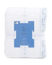 cotton quilt set with coastal border | TJ Maxx