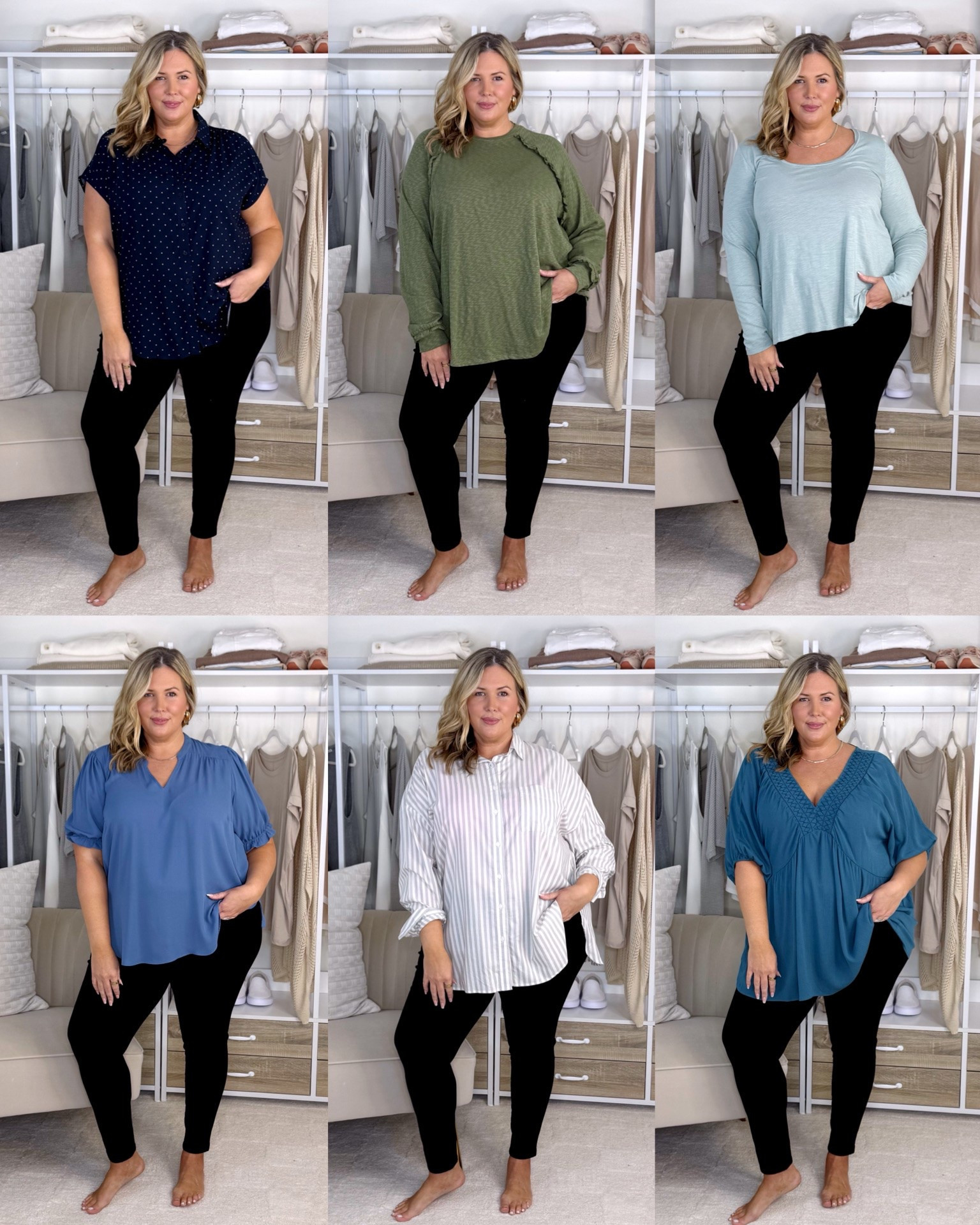 Wearing a 2X in all the tops! The jeans are a little tight so I’d size up! Plus size, outfit inspo, fall fashion, mom life, apron belly

#LTKMidsize #LTKPlusSize #LTKSeasonal