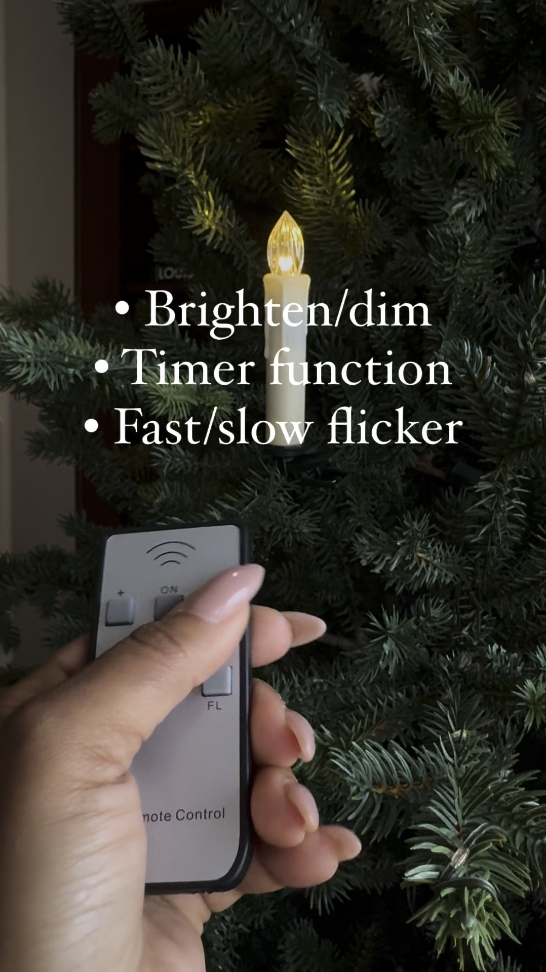 These LED Christmas tree taper candles are the ultimate upgrade to your Christmas tree.
So much better than the wired version, they operate singularly so you can place them anywhere in your home.

They come with a remote that manages several settings including a dimmer, timer, and option to have them flicker both fast and slow like a real candle 🕯️ 

Each candle takes a single AA battery which means they will last all season long. Get that vintage look with these taper candles, currently 10% off!
 
#Christmas #christmasdecor
#ledcandle
#candle

#LTKHome #LTKHoliday #LTKSeasonal