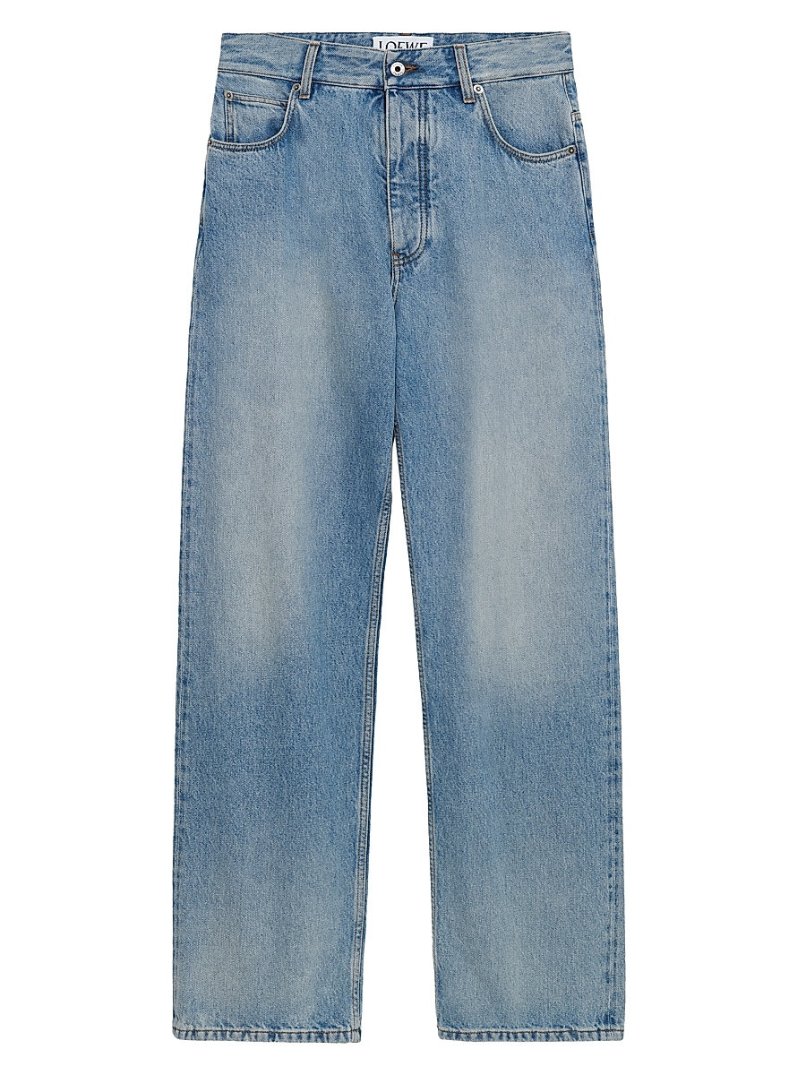 Men's Faded Straight Jeans - Vintage Blue - Size 30 | Saks Fifth Avenue