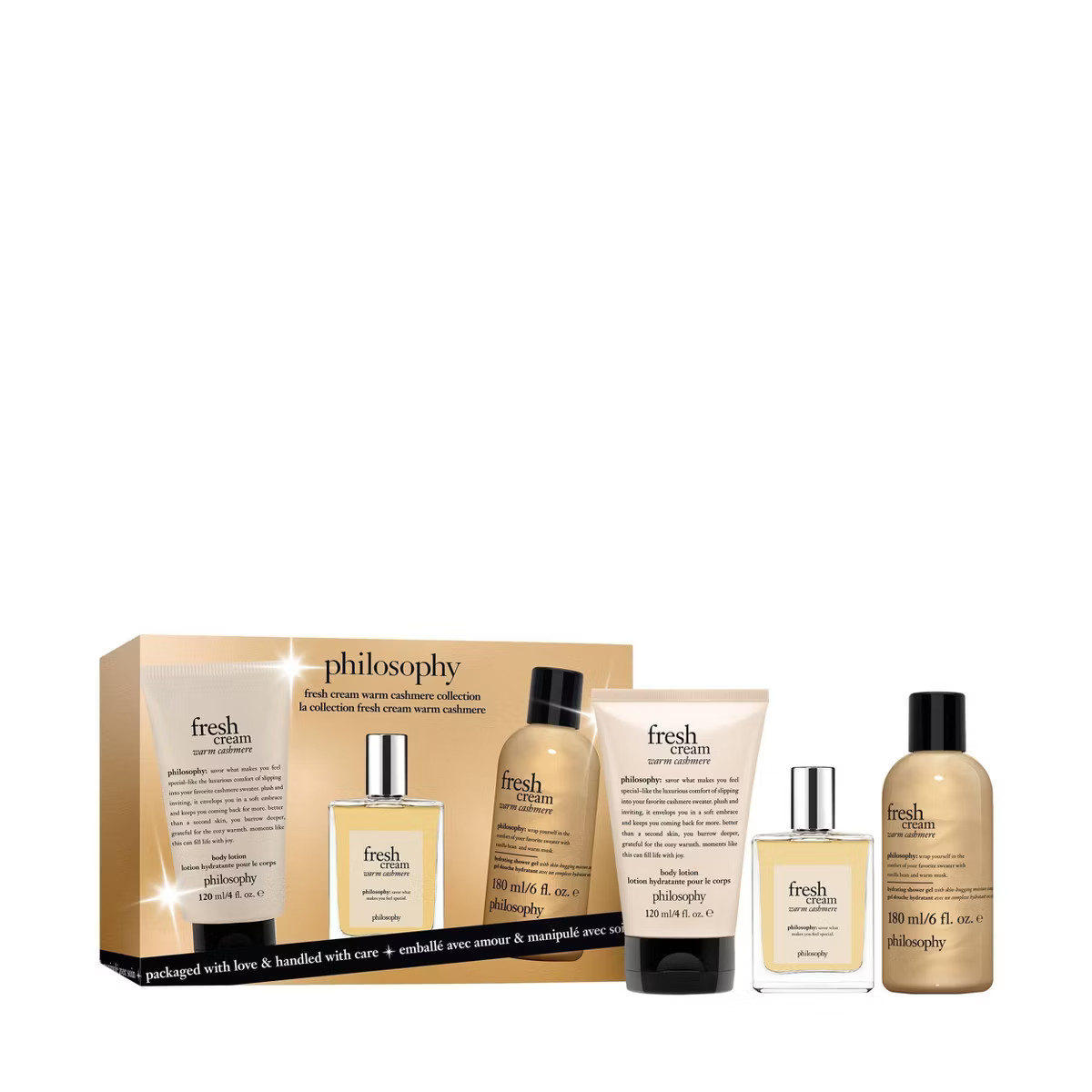 philosophy Fresh Cream Warm Cashmere Set - 3 ct - Ulta Beauty | Target