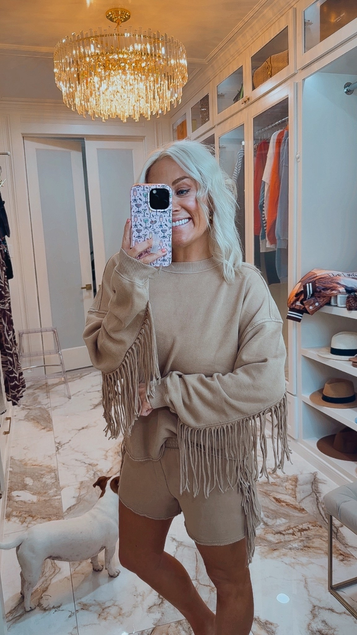 Aerie fringe set extra 20% off code LTKAERIE20 at checkout / size small 