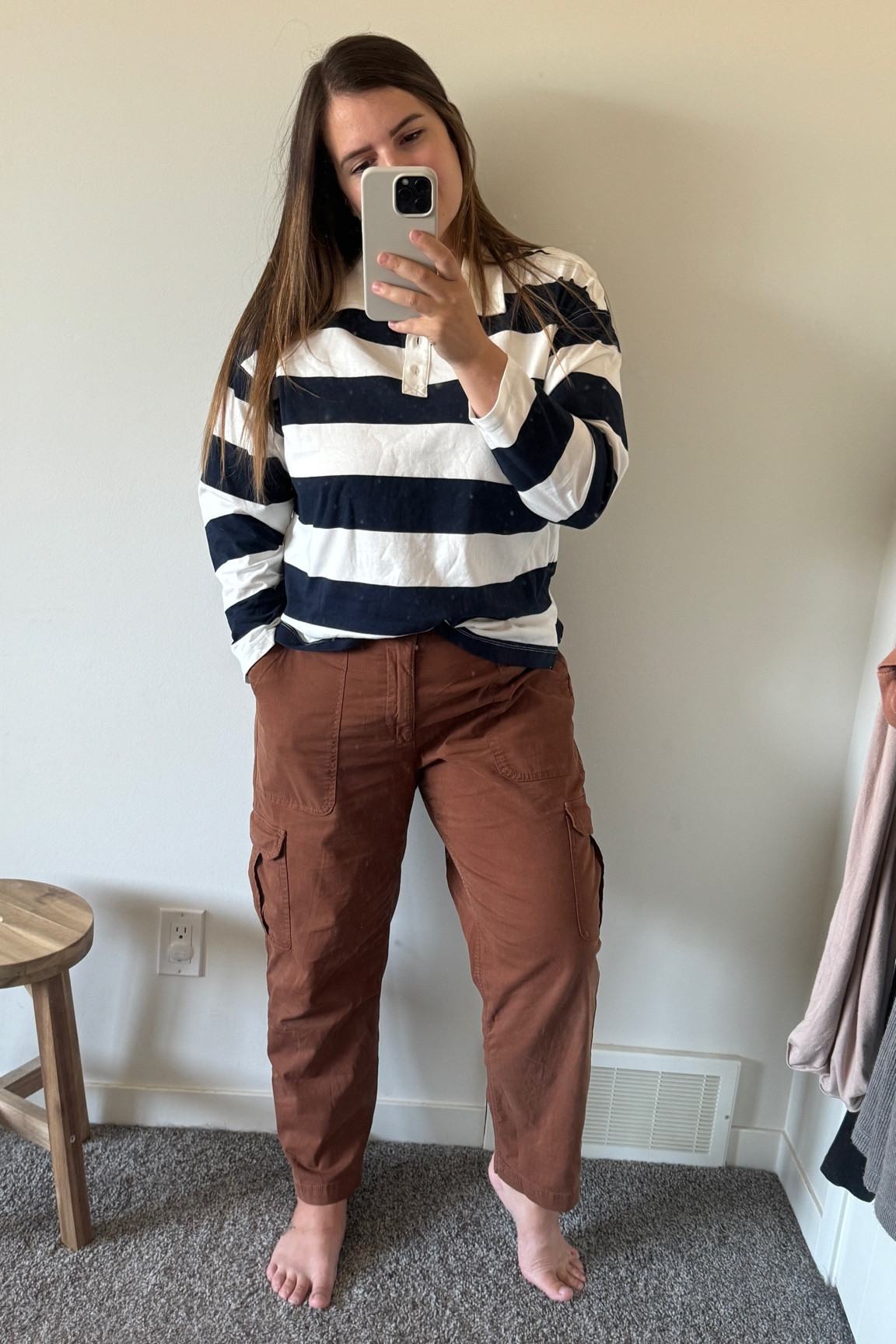 Gearing up for Fall with this cute Old Navy fit! Wearing a L in both (pants are a bit oversized). 

#LTKmidsize #LTKcanada