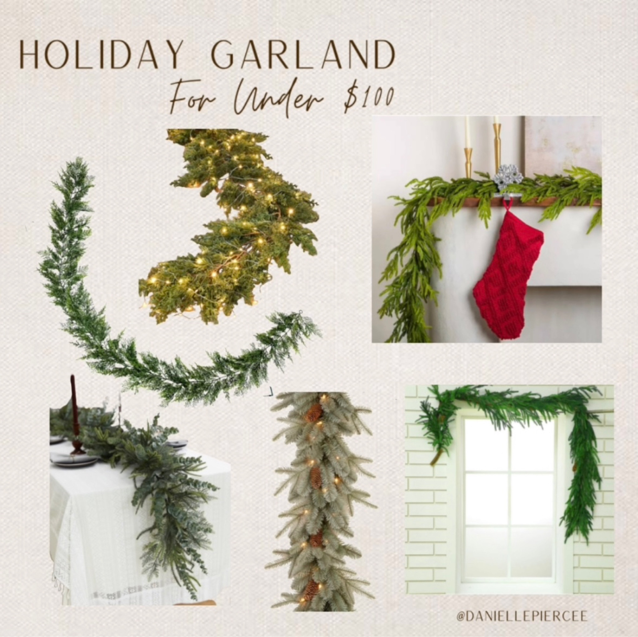 All under $100 

Holiday Garland - Christmas Garland - Cedar Garland - Christmas Decor - Holiday Decor - Realistic Garland 

#LTKHoliday #LTKhome