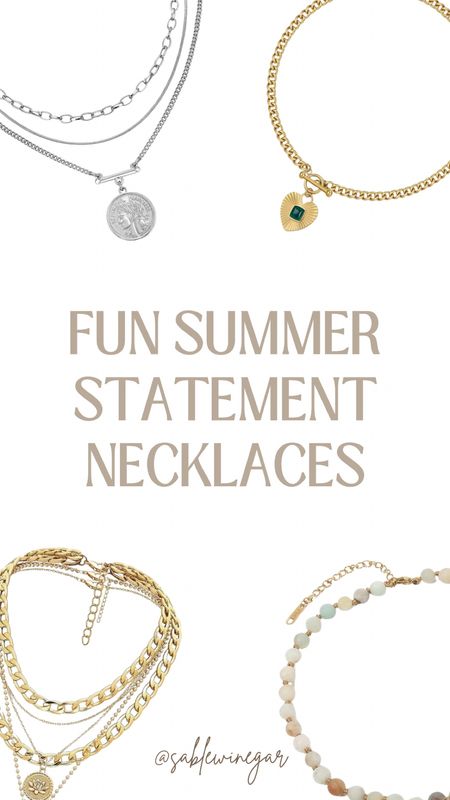 Summer jewelry, summer outfit, women’s summer outfit, casual mom style, statement necklaces, charm necklaces, trendy summer 

#LTKSeasonal #LTKFindsUnder50 #LTKStyleTip