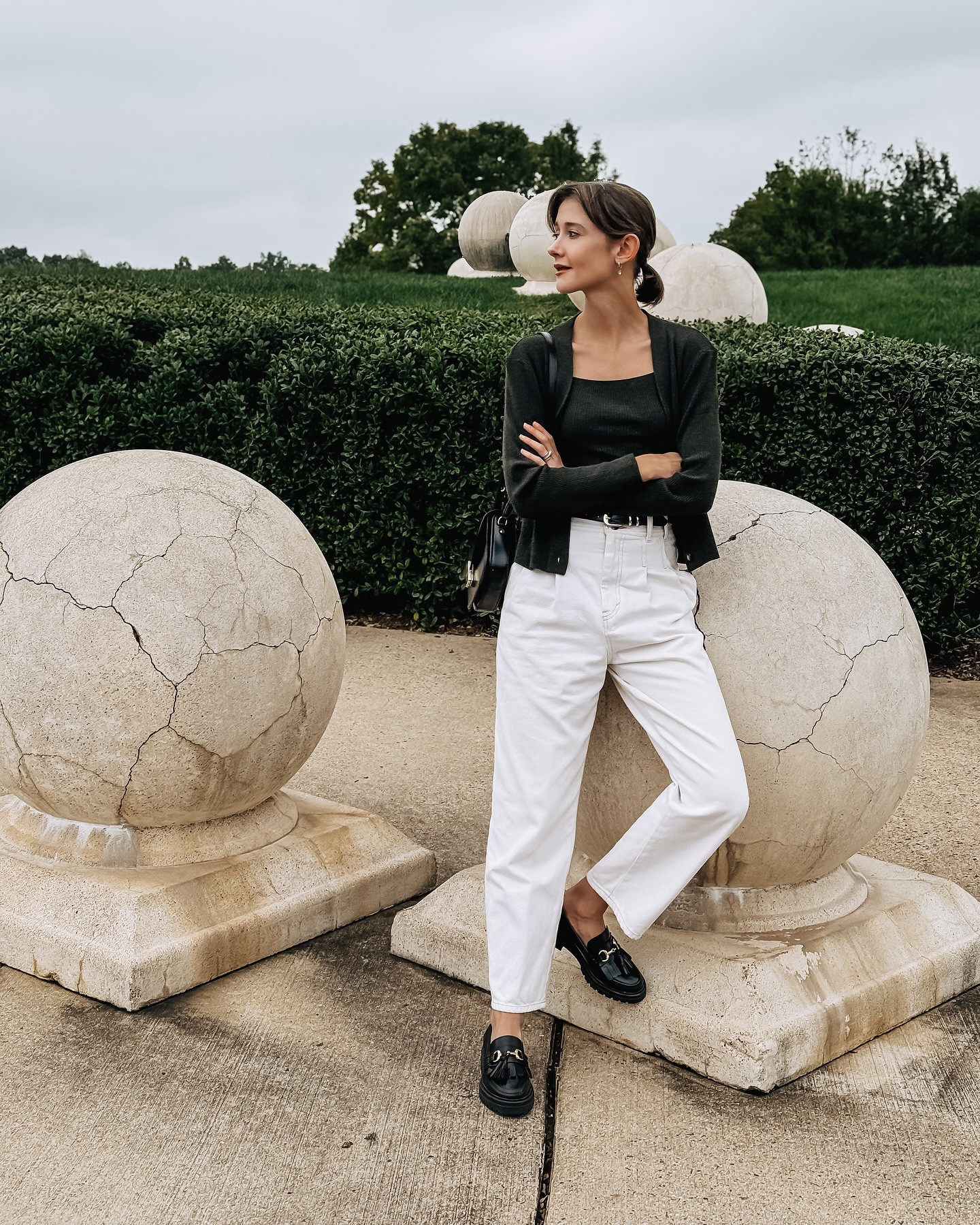 Fresh greens in this cozy cardigan and knit top. Love them with these white jeans & loafers. #falloutfit #fallsweater

#LTKSeasonal #LTKFindsUnder50 #LTKShoeCrush