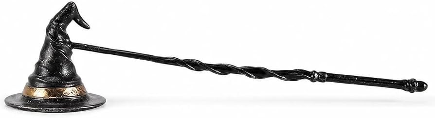 Gothic Witch Hat Candle Snuffer with Long Handle - Black Gothic Wizard Hats Metal Candle Extingui... | Amazon (US)