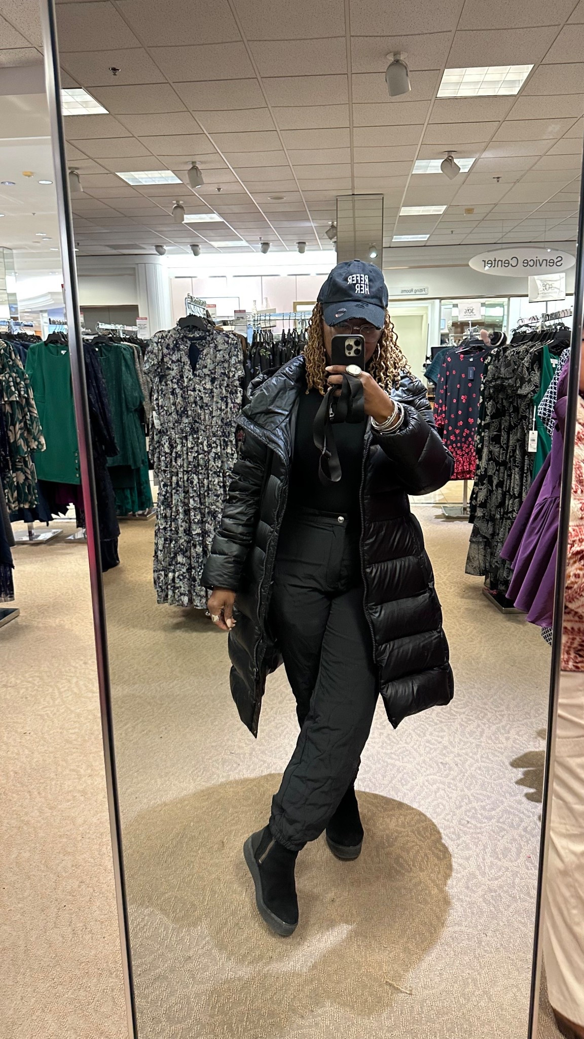 Black puffer coats 

#LTKMidsize #LTKootd #LTKSeasonal