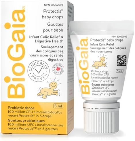 BioGaia Probiotic Baby Drops 5mL (125 Drops) for infant colic relief, newborns and babies | Amazon (CA)