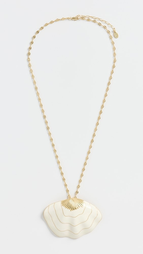Clare V. Clamshell Pendant Necklace | Shopbop | Shopbop