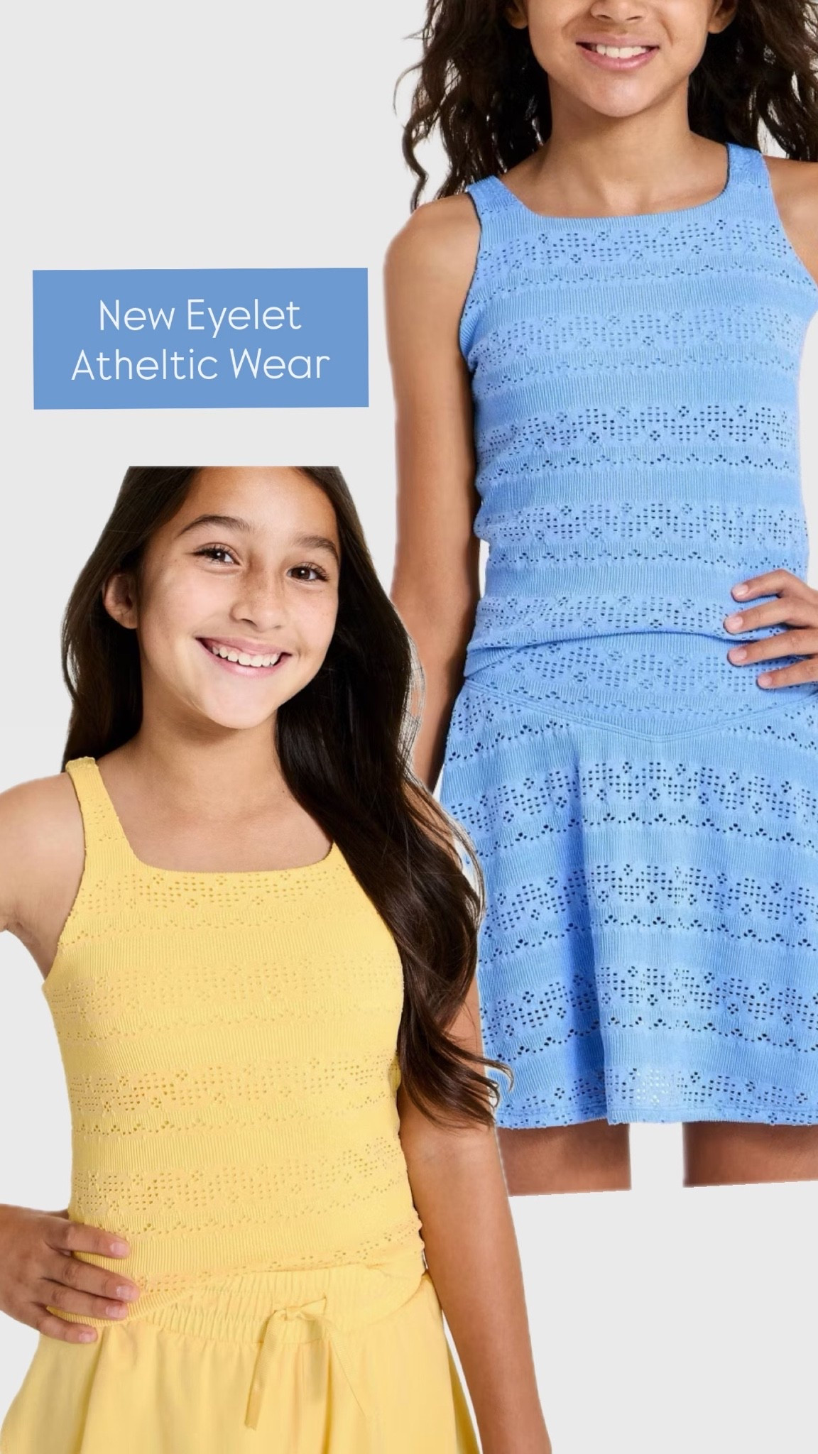 New eyelet athletic wear for girls!

#LTKdayinmylife #LTKgrwm #LTKootd