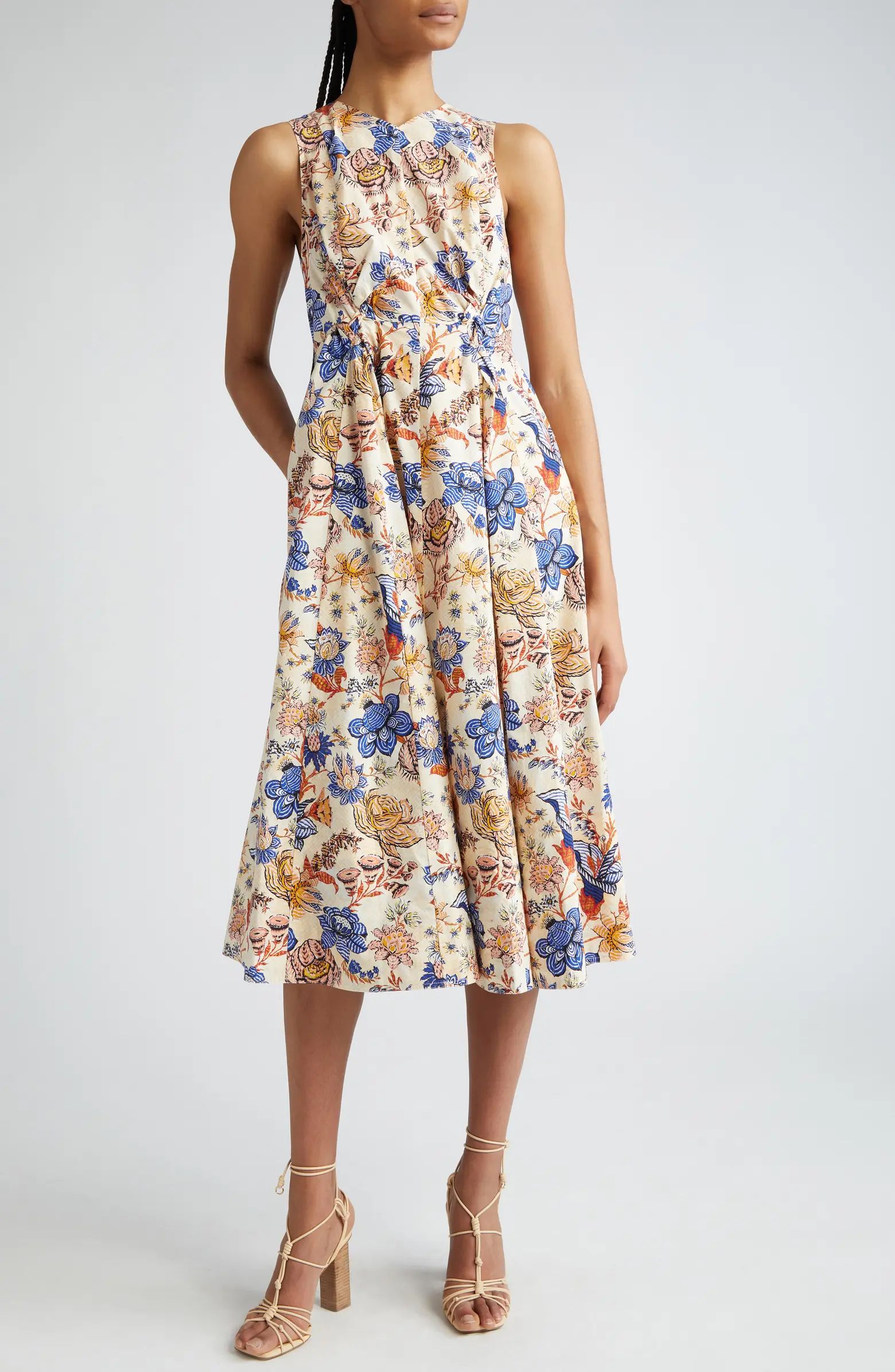Ulla Johnson Kaiya Print Sleeveless Dress | Nordstrom | Nordstrom