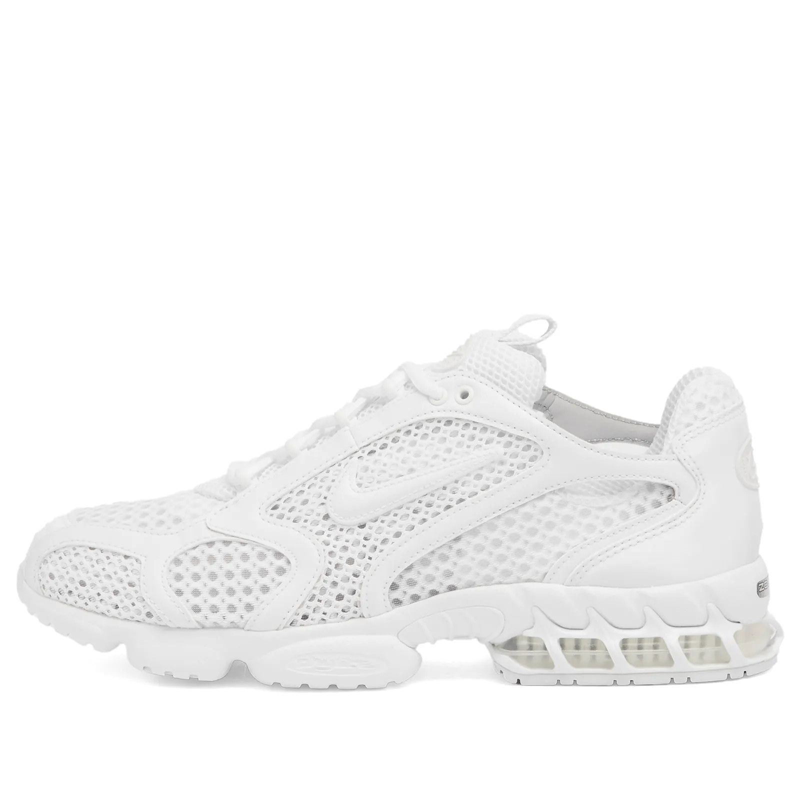 Nike Men's Air Zoom Spiridon Cage 2 Sneakers in White/Black, Size UK 8 | END. Clothing