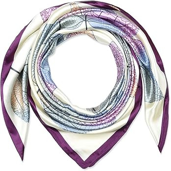 corciova 35 x 35 Large Square Hair Scarf for Black Women Silk Curly Headband Tie Sleeping at Nigh... | Amazon (US)