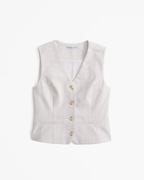 Women's The A&F Mia Tailored Vest Set Top | Women's Tops | Abercrombie.com | Abercrombie & Fitch (US)