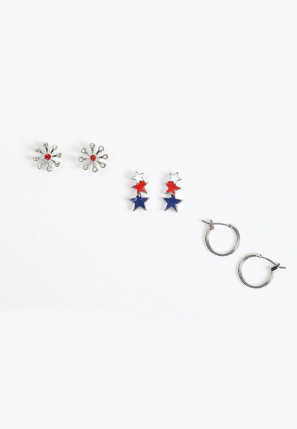 3 Pack Americana Earring Set | Maurices
