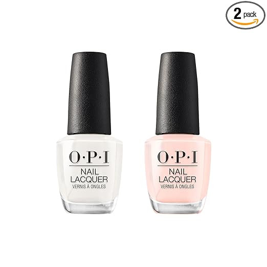 OPI Nail Lacquer, Bubble Bath & Funny Bunny Bundle, Nude Nail Polish, 0.5 fl oz | Amazon (US)