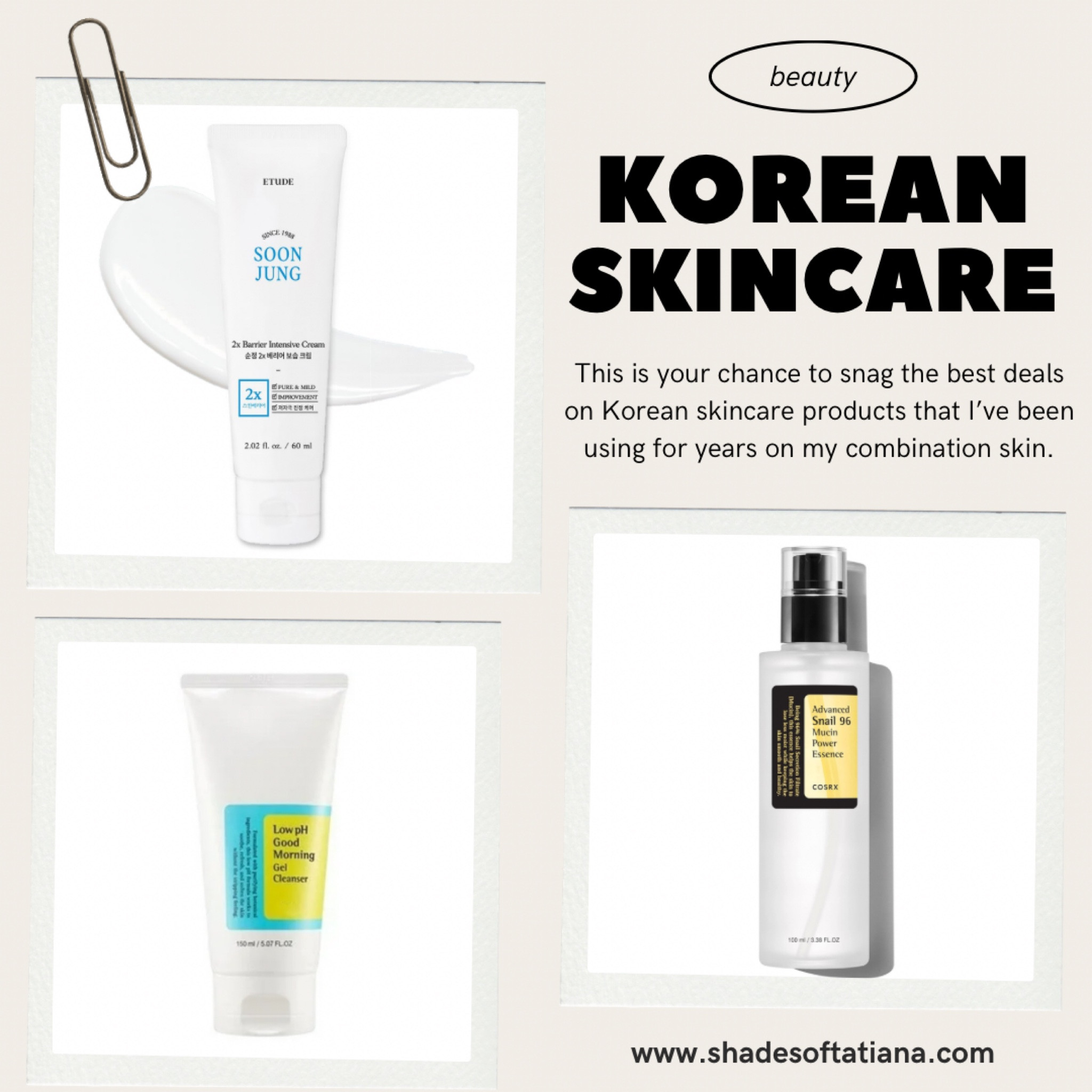 This is your chance to snag the best deals on Korean skincare products on Amazon.  I’ve been using these products for years on my combination skin 😊

#LTKBeauty #LTKSaleAlert #LTKFindsUnder50