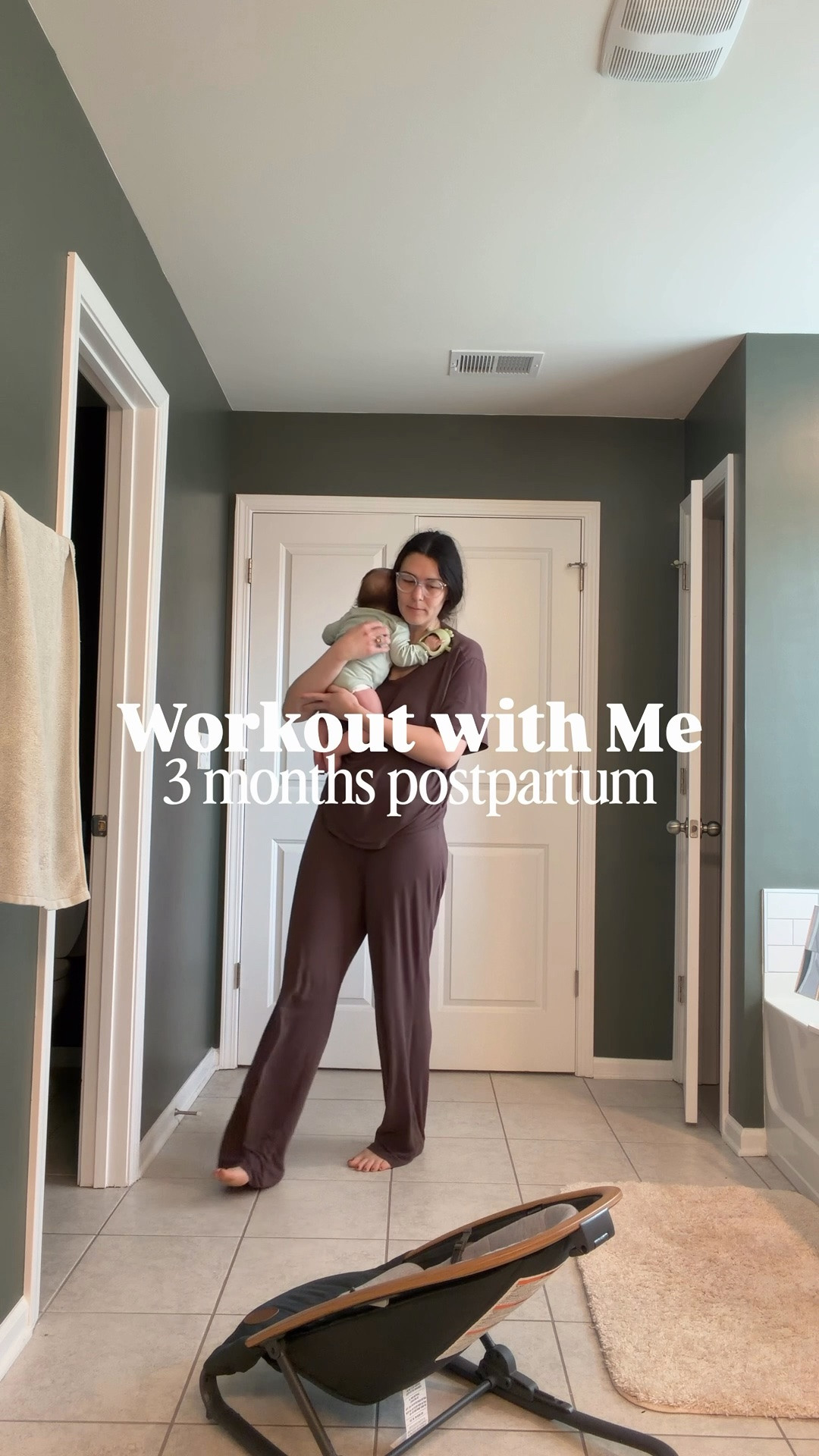 Workout with me at 3 months postpartum 

I did not get to finish my whole workout I had planned but something is better than nothing so I’m counting it as a win 👏🏼

I am NOT a fitness expert but let me know if you want me to share more workouts I’m doing postpartum!

This is what I did today ⤵️
- 10 minute walk outside 
- Squats 4x10 (4 sets of 10)
- Dumbbell RDLs 3x12
- Rows 3x12
- Weighted squat to reach 20 reps 
——- 
What I wanted to add if I had more time 
- 30 second plank x 4
- Push ups (on knees) 3x10
- & finish more reps of my weighted squats & reach (20x3 maybe?)

#LTKdayinmylife #LTKfitnessgoals #LTKActive