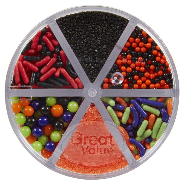 Great Value Halloween 6-Cell Sprinkles Mix, 4.19 oz. | Walmart (US)