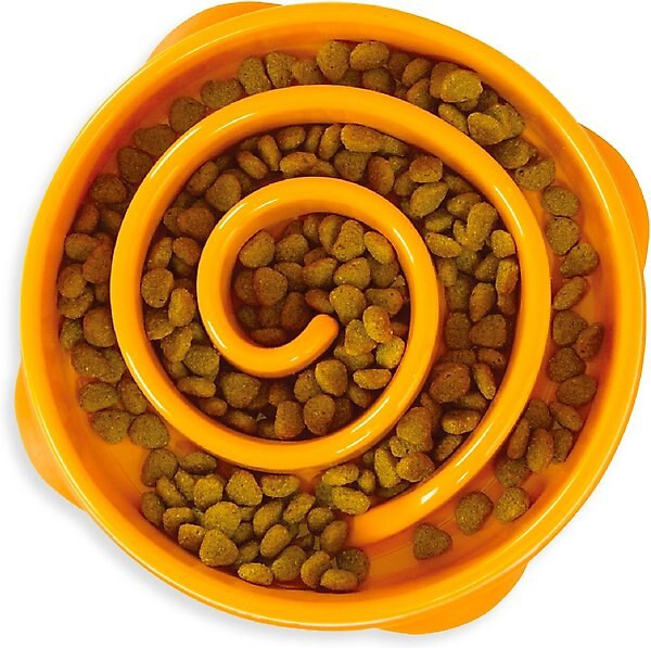 Outward Hound Fun Feeder Interactive Dog Bowl, Orange | Chewy.com