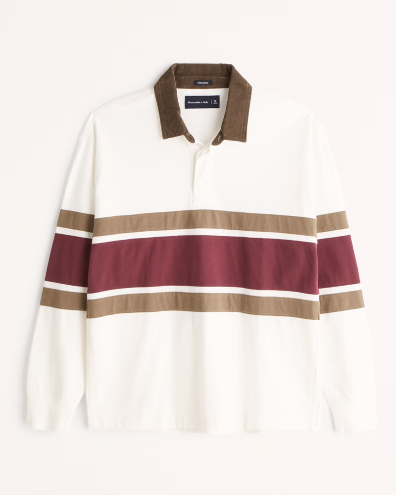 Long-Sleeve Rugby Polo | Abercrombie & Fitch (US)