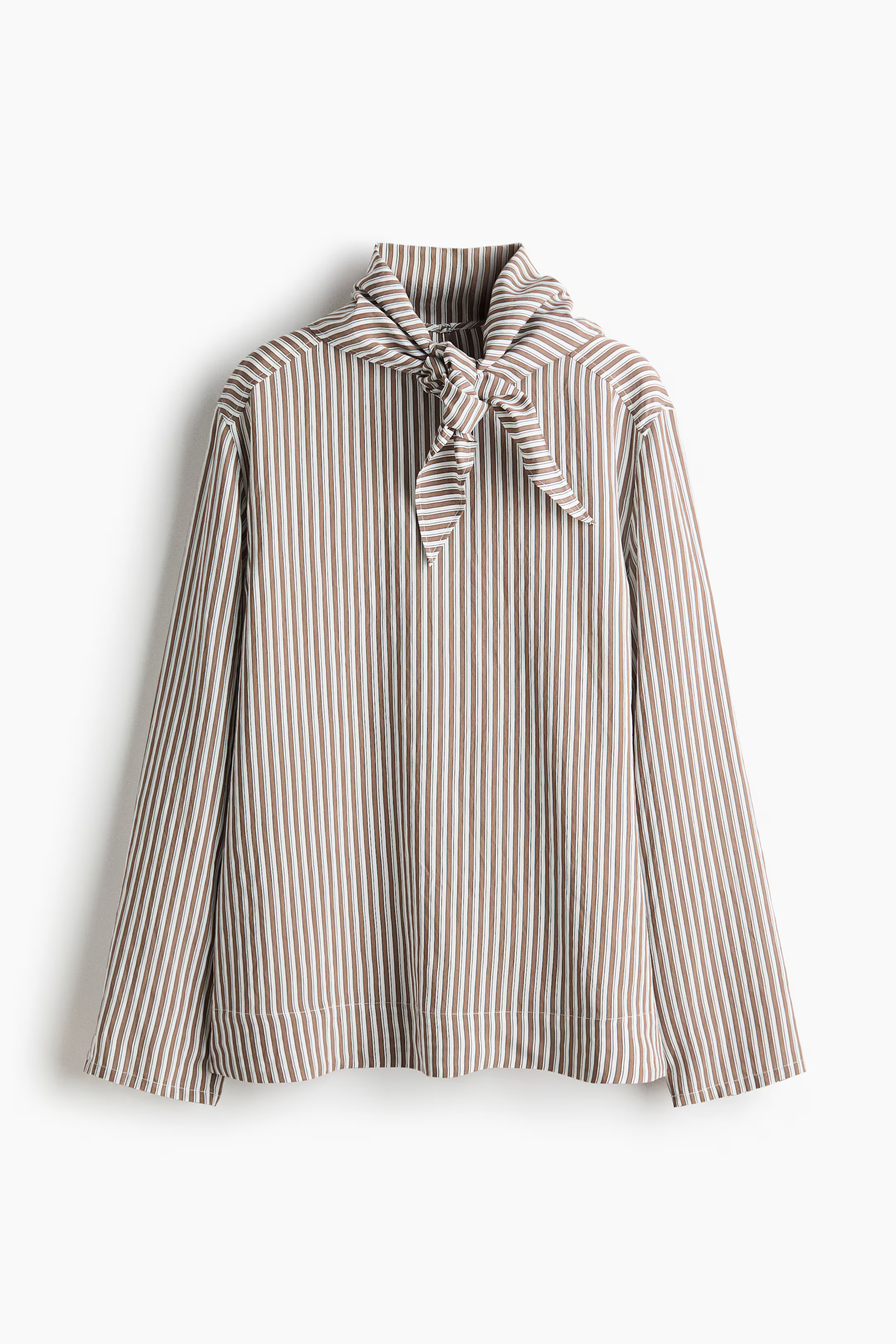 Oversized blouse with scarf | H&M (UK, MY, IN, SG, PH, TW, HK)