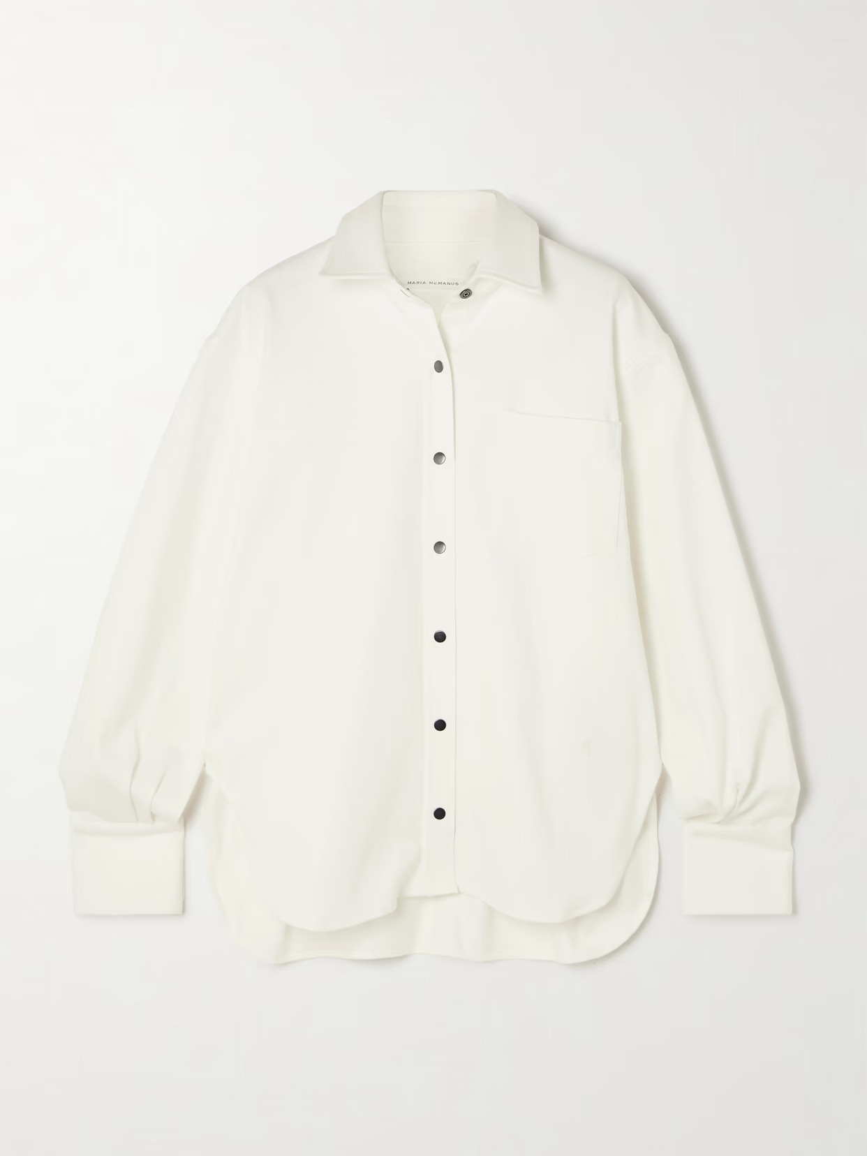 Maria McManus - Oversized Organic Cotton-twill Shirt - White | NET-A-PORTER (US)