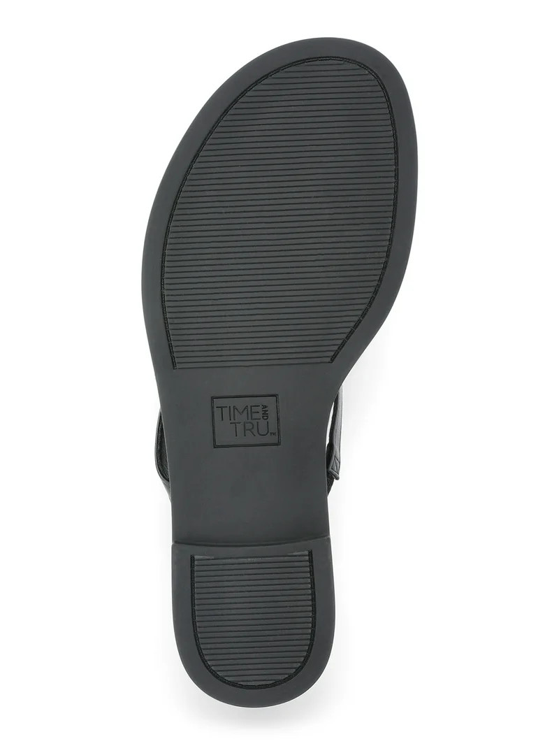Time and Tru Women's Ornament Thong Sandals | Walmart (US)