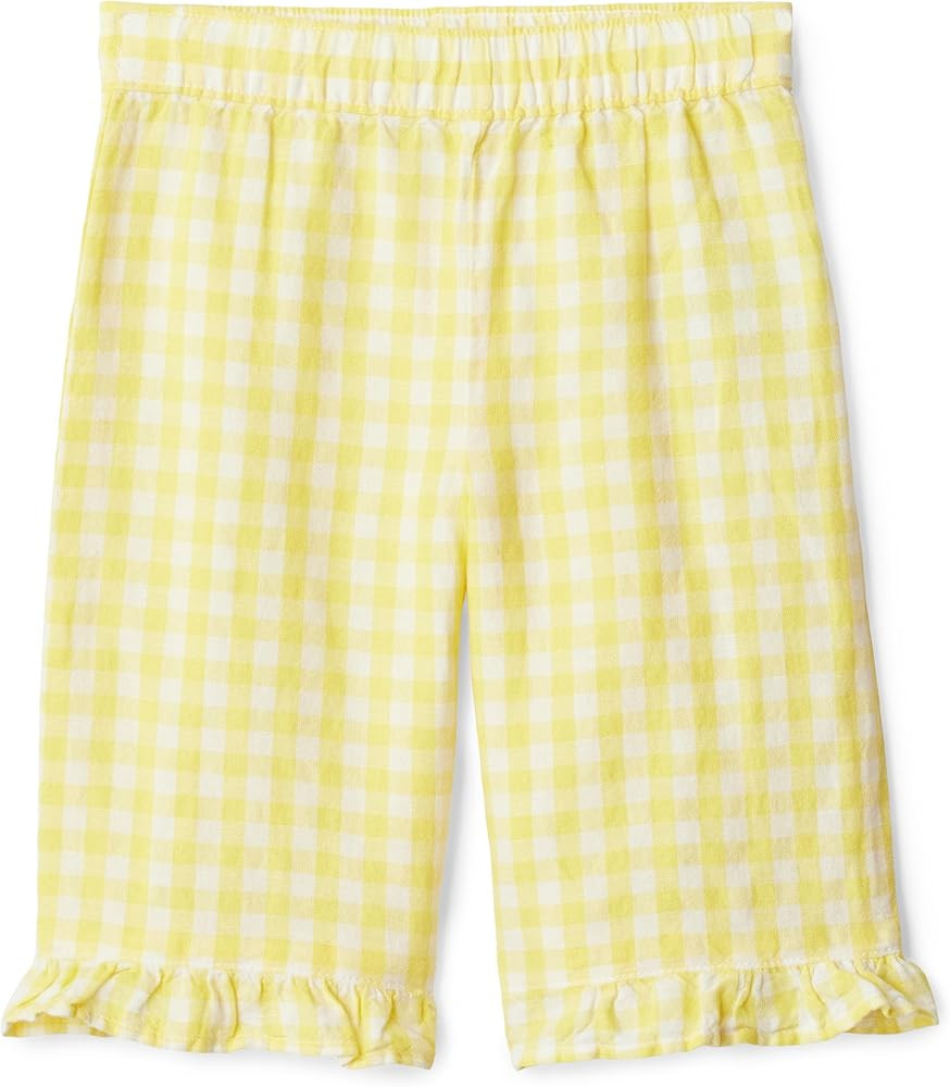 Amazon Essentials x Sofia Grainge Toddlers and Baby Girls' Cotton Linen Wide Leg Pull-on Pant wit... | Amazon (US)