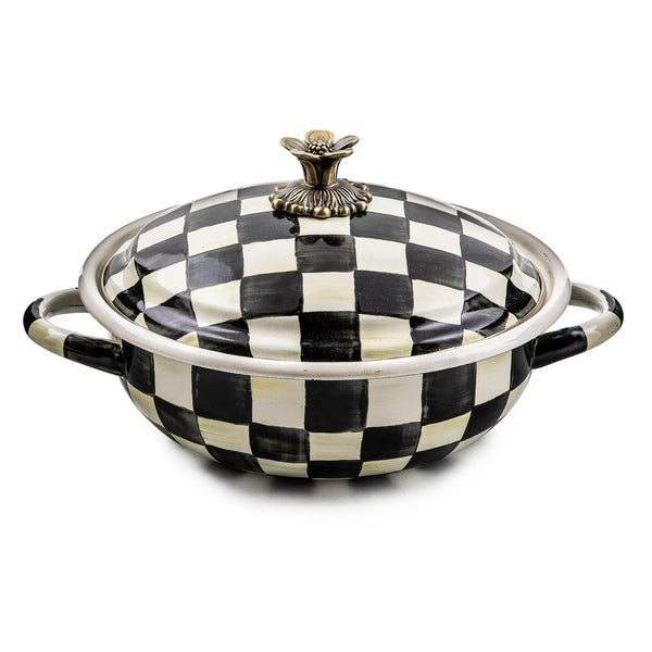 MacKenzie-Childs Courtly Check Medium Casserbole | MacKenzie-Childs