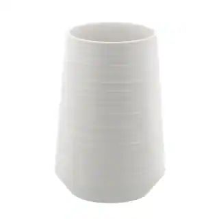 CosmoLiving by Cosmopolitan 7" White Porcelain Contemporary Vase | Michaels | Michaels Stores