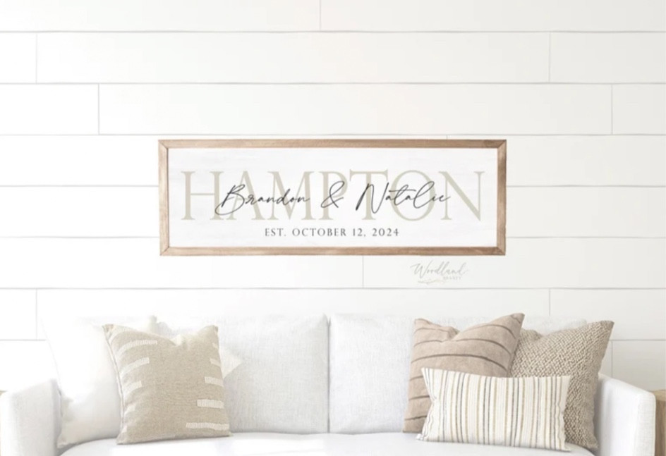 Wedding name sign by woolandshanty

Bride to be | engaged | gift for bride | getting married | wedding planning | bachelorette | party | rehearsal dinner | bridal shower | I’m engaged | wedding gift | wedding day | bridal gift

#LTKGiftGuide #LTKstyletip #LTKwedding