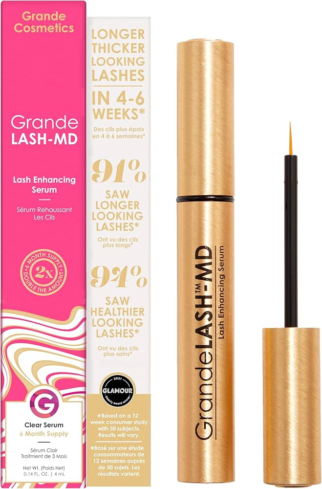 Grande Cosmetics GrandeLASH-MD Lash Enhancing Serum | Amazon (US)