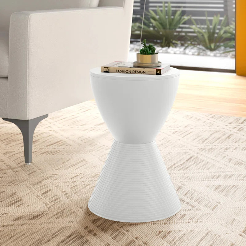 Hatten Tray Top Drum End Table | Wayfair North America