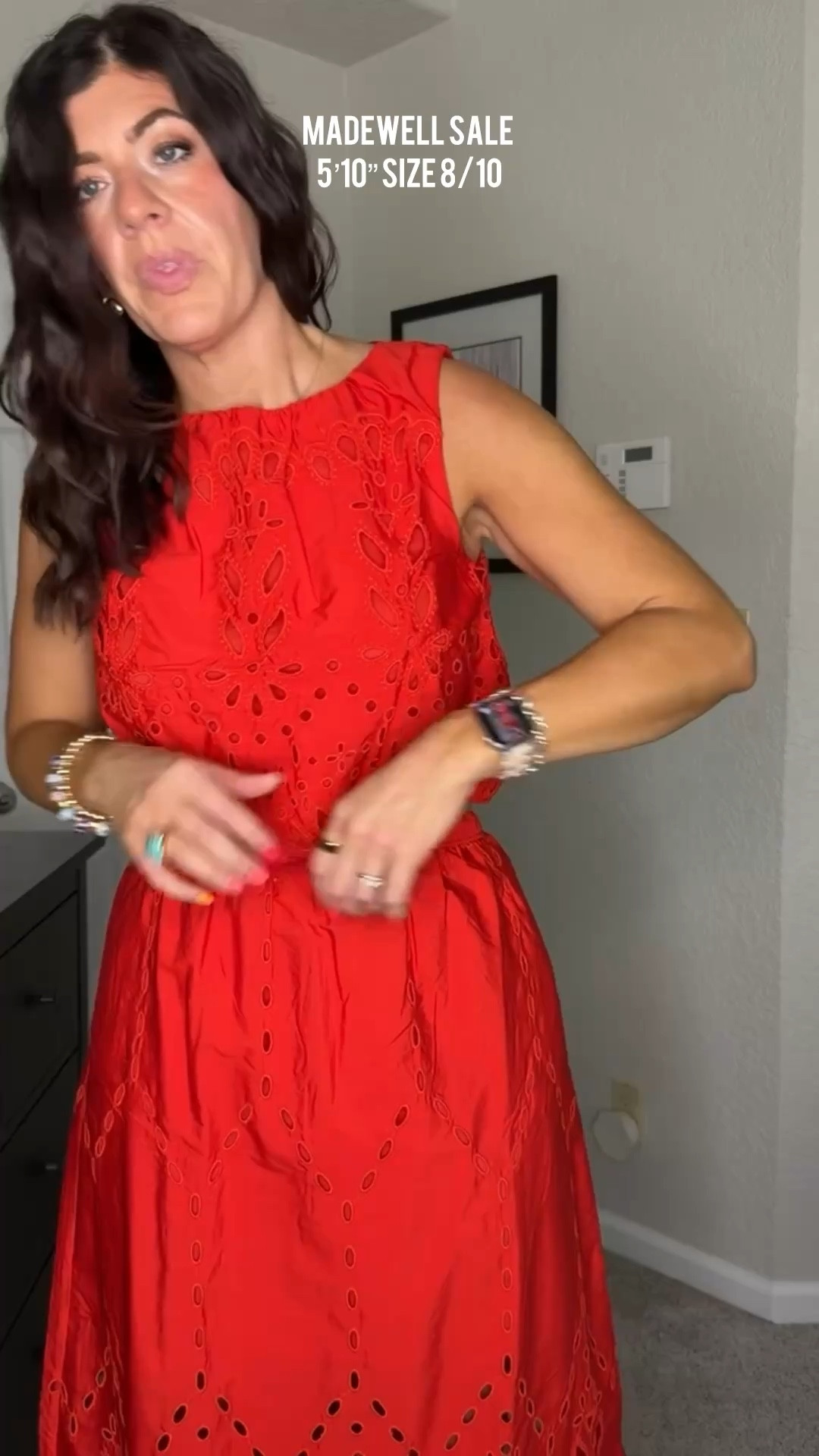 Use code LTK20 Madewell sale, wearing medium in both red set, midi skirt, eyelet detail, lace, vacation outfit, travel, midsize outfit, casual, summer denim, trendy outfit, easy outfit, date night, jeans and a top, white outfit, brown sandals, summer fashion, what to wear, mom outfit

#LTKSaleAlert #LTKOver40 #LTKxMadewell